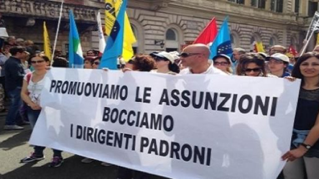 Le manifestazioni di protesta contro il ddl scuola