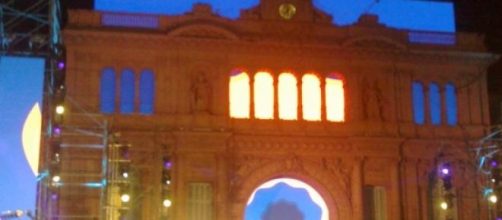 Escenario de recitales en Casa de Gobierno 