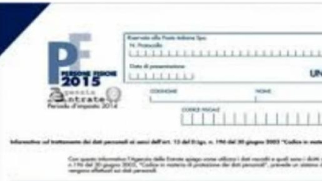 Modello Unico persone fisiche