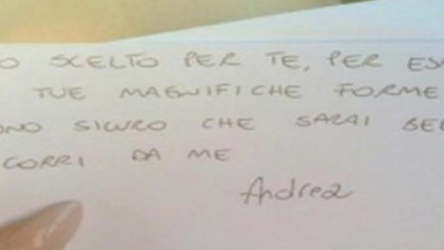 U&D: il messaggio di Andrea a Valentina.