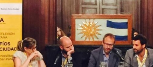 Los disertantes del taller de trabajo