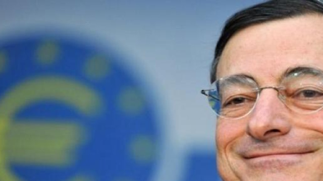 Il presidente BCE Mario Draghi