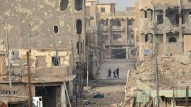 Ramadi a seguito dello scontro a fuoco