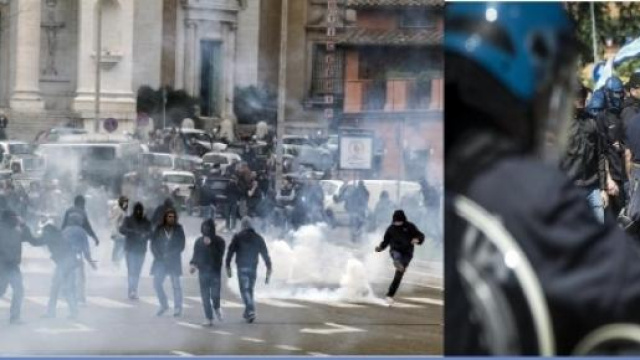 Due tifosi accoltellati prima del derby di Roma
