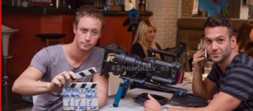 Eduardo y Hern&aacute;n en la grabaci&oacute;n de su proyecto