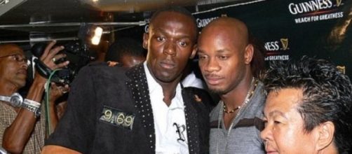 Bolt and Powell (posing) both won in Ostrava 