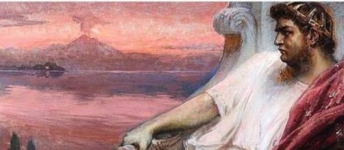 'Ner&oacute;n en la Bah&iacute;a', &oacute;leo de Jan Styka