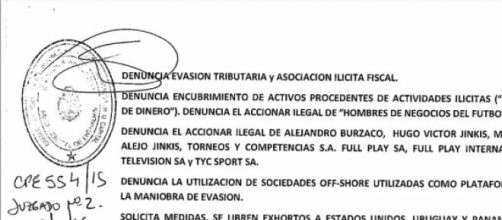 Denuncia de la AFIP contra empresarios de f&uacute;tbol
