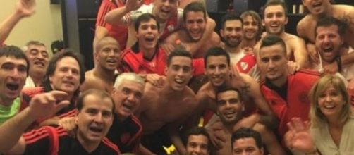 El festejo millonario en el vestuario 