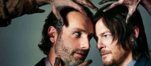 Rick y Daryl, lideres de los sobrevivientes. 