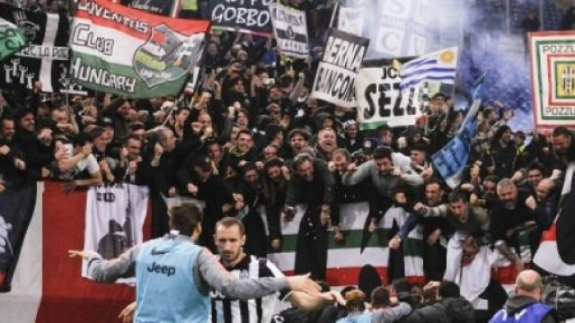La festa scudetto dei bianconeri