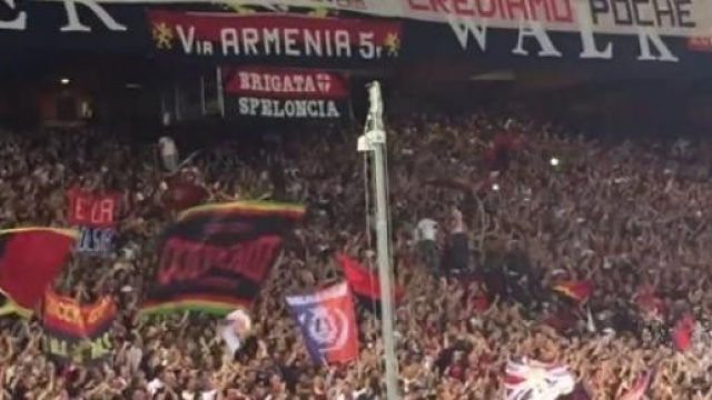 Un'immagine della Gradinata Nord