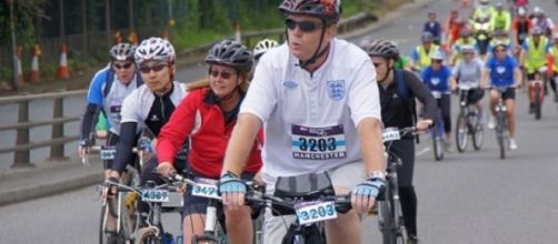 Cycling events are popular with the masses  