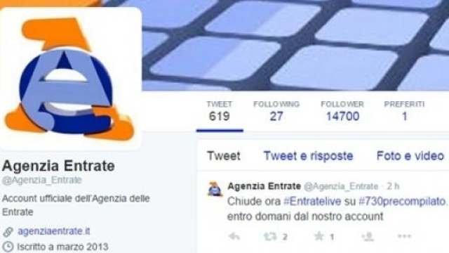 #Entratelive su 730 precompilato