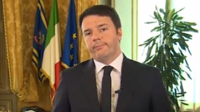 Scuola, la protesta contro il Premier Renzi.
