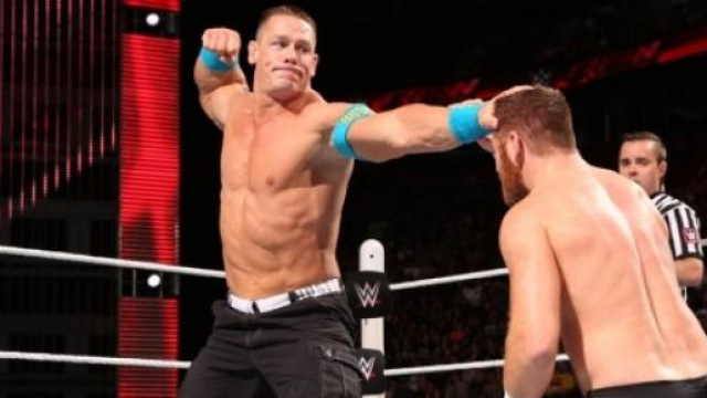 WWE Monday Night Raw John Cena vs Sami Zayn 