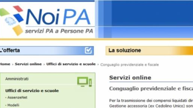 Nuova versione Certificazione Unica 2015 su Noipa