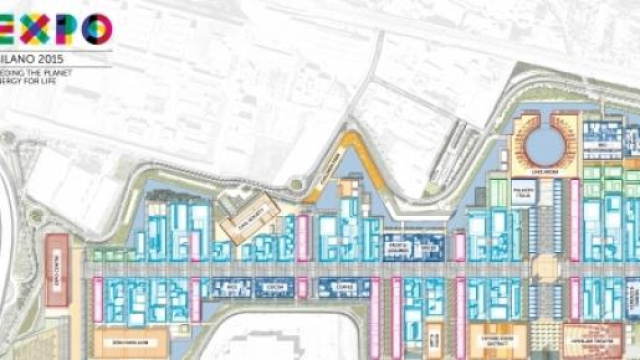 Planimetria sito dell'Expo 2015