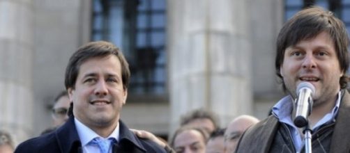 En la Facultad de Derecho, Recalde y Santoro