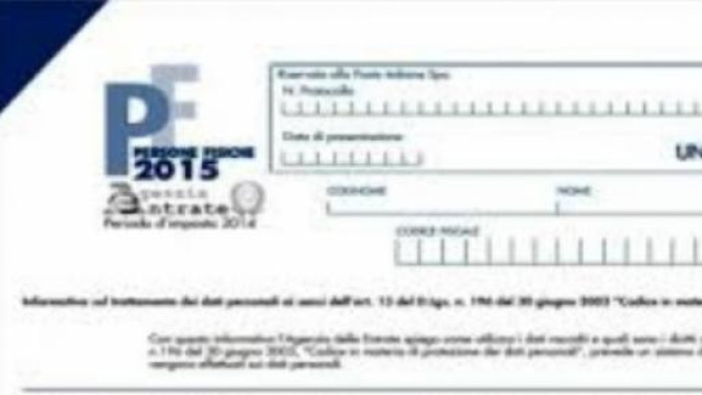 modello unico 2015 persone fisiche