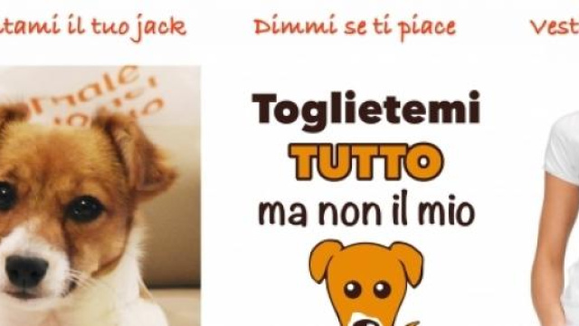 Personalizzare con il disegno del tuo cane