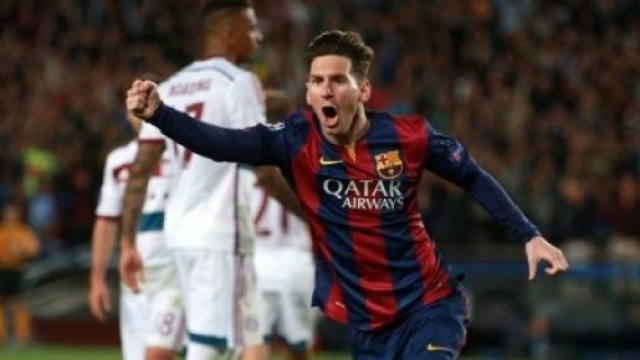 Messi in Barcellona-Bayern 3-0: due gol, un assist