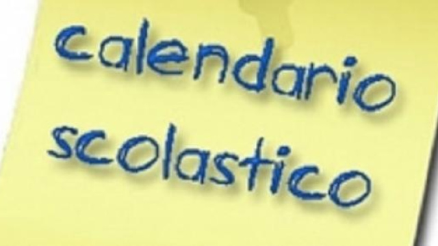 Calendario scolastico 2015/16