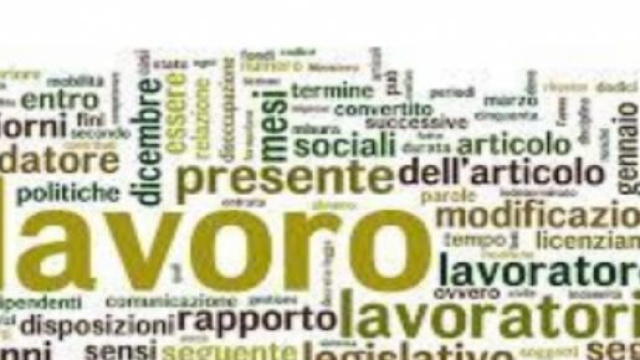 Lavoro  e disoccupazione in Italia