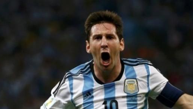 Lionel Messi, stella dell'Argentina.