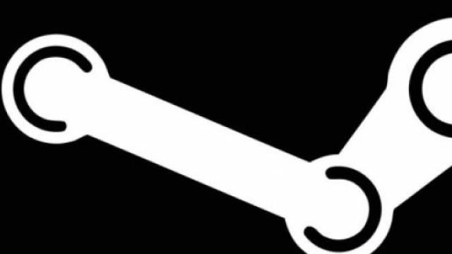 Logo Steam, piattaforma per download giochi online