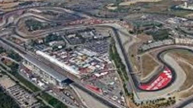Panoramica del circuito di Barcellona 