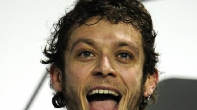 Il pilota Valentino Rossi