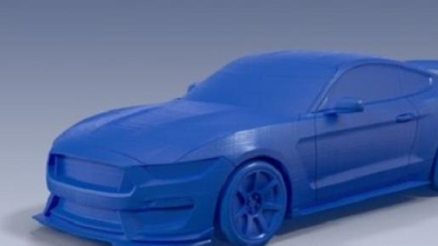 Shelby GT350R Raptor modellino 3D