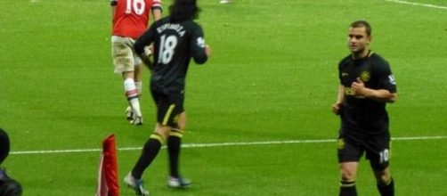 Maloney's (right) deflected shot earned the draw