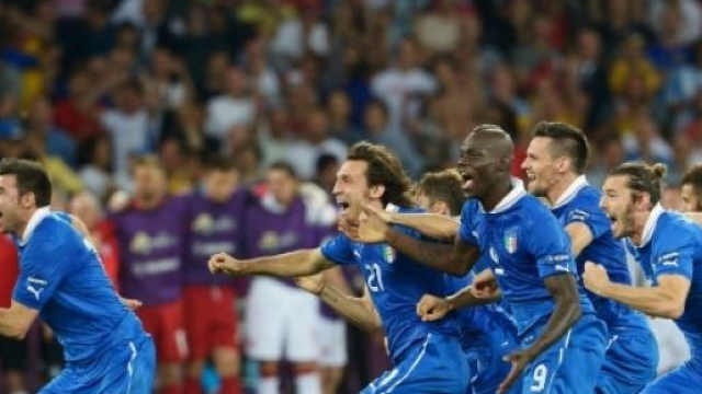 Un'immagine della nazionale azzurra