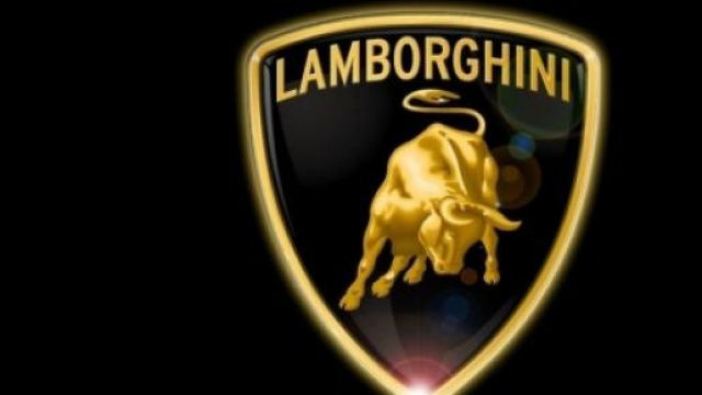 Il logo dell'azienda Lamborghini