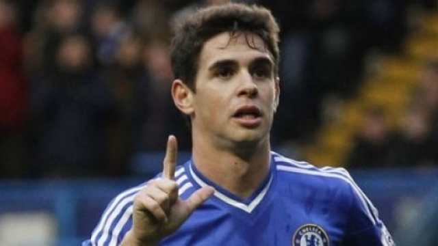 Il numero 10 Oscar in maglia Chelsea
