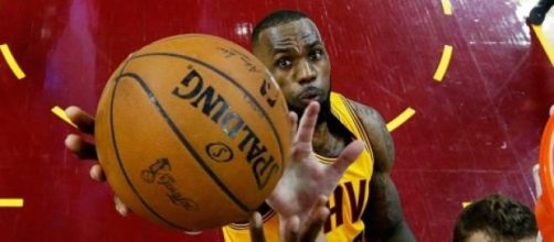 Lebron James injured his head in Game four