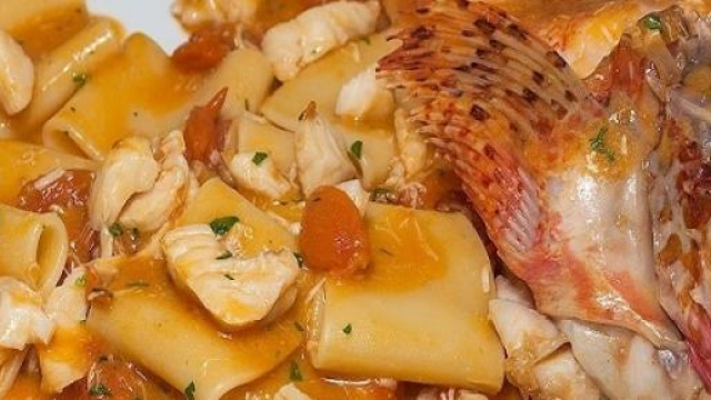 I Paccheri allo Scorfano e pomodorini