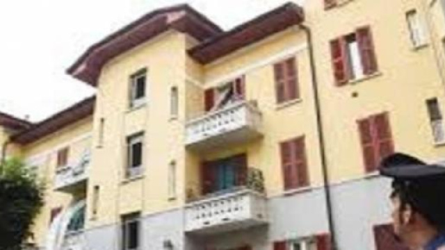 Il palazzo luogo del terribile omicidio.