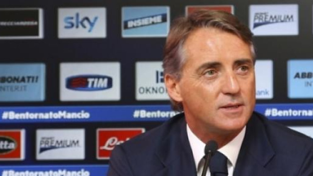 L'allenatore dell'Inter, Roberto Mancini