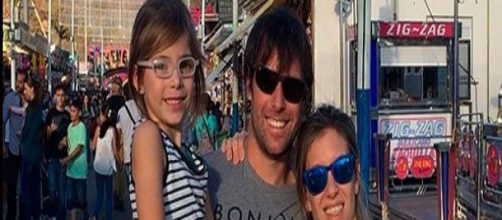 Cavenaghi junto a su familia