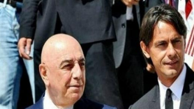Filippo Inzaghi e Adriano Galliani