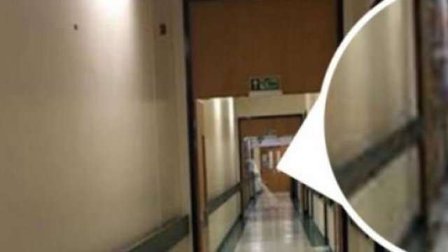 Foto del fantasma di una bambina in ospedale 
