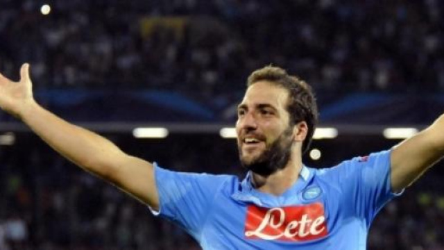 Il calciatore del Napoli Gonzalo Higuain