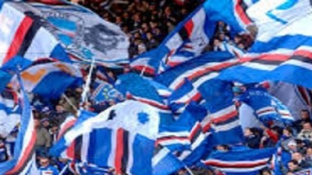 Tifosi blucerchiati in festa