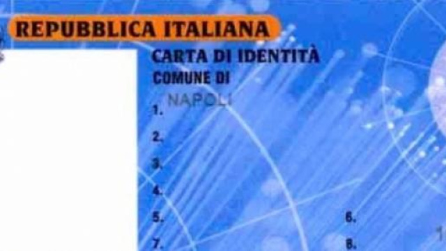 Un esempio di Carta di Identit&agrave; Elettronica