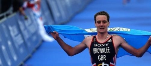 Alastair Brownlee winning in London 