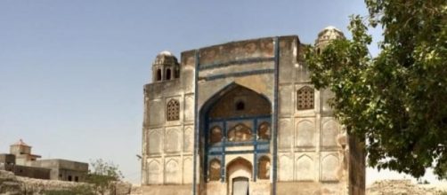 The Kalhora tomb in a deplorable state