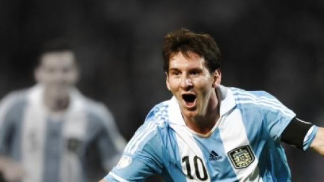 Lionel Messi, stella dell'Argentina